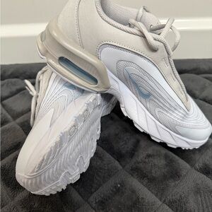 Nike Air max Gray and baby blue Athletic Shoes